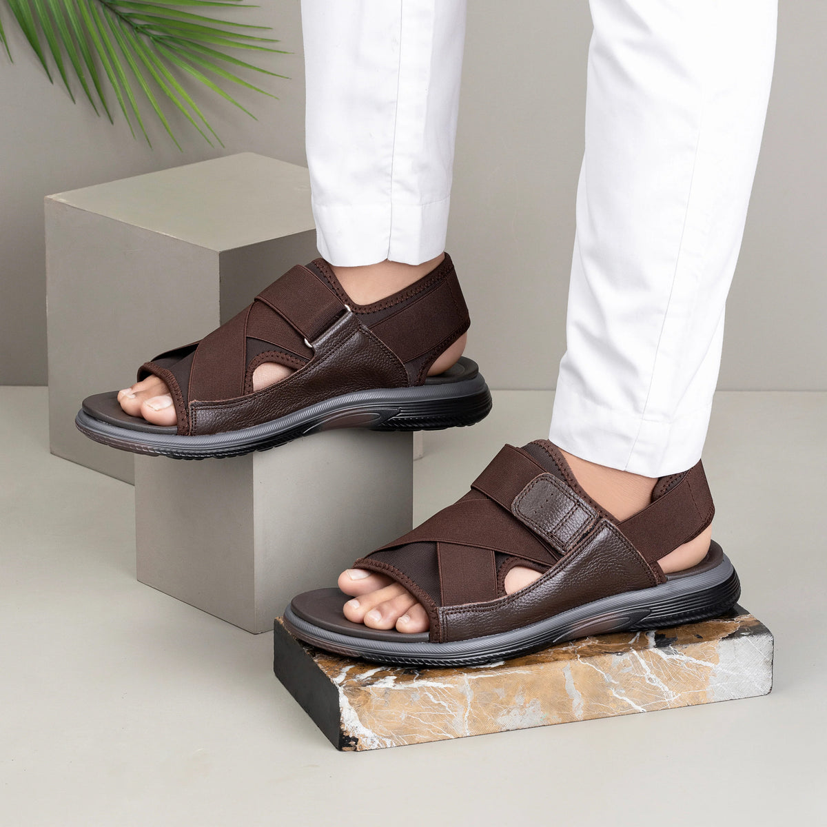 Sepia Comfort Sandals